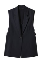 【アルアバイル/allureville】の麻調カルゼサイドオープンジレ 人気、トレンドファッション・服の通販 founy(ファニー) ファッション Fashion レディースファッション Fashion for Women アウター Coat / Outerwear Collection レディースジャケット・軽アウター Jackets シンプル Simple, Minimal ジャケット Jacket, Outerwear ベスト Vest, Waistcoat thumbnail ネイビー|ID: prp329100004490693 ipo3291000000035929134