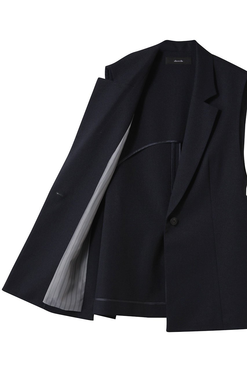 【アルアバイル/allureville】の麻調カルゼサイドオープンジレ 人気、トレンドファッション・服の通販 founy(ファニー) 　ファッション　Fashion　レディースファッション　Fashion for Women　アウター　Coat / Outerwear Collection　レディースジャケット・軽アウター　Jackets　シンプル　Simple, Minimal　ジャケット　Jacket, Outerwear　ベスト　Vest, Waistcoat　other-6|ID: prp329100004490693 ipo3291000000036512850