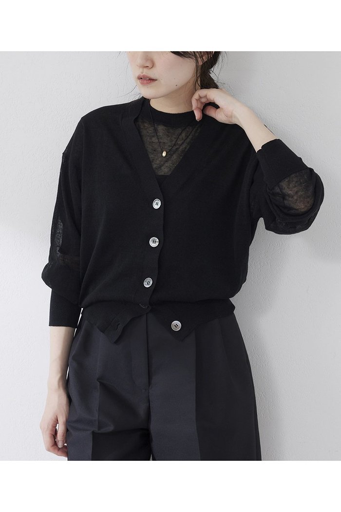 【ウィムガゼット/Whim Gazette】のシアーリネンカーディガン インテリア・キッズ・メンズ・レディースファッション・服の通販 founy(ファニー) https://founy.com/ ファッション Fashion レディースファッション WOMEN トップス・カットソー Tops/Tshirt ニット Knit Tops カーディガン Cardigans おすすめ Recommend アンサンブル Ensemble インナー Inner カーディガン Cardigan シンプル Simple ジャケット Jacket フェミニン Feminine リネン Linen 再入荷 Restock/Back In Stock/Re Arrival 夏 Summer |ID: prp329100004490697 ipo3291000000031660731