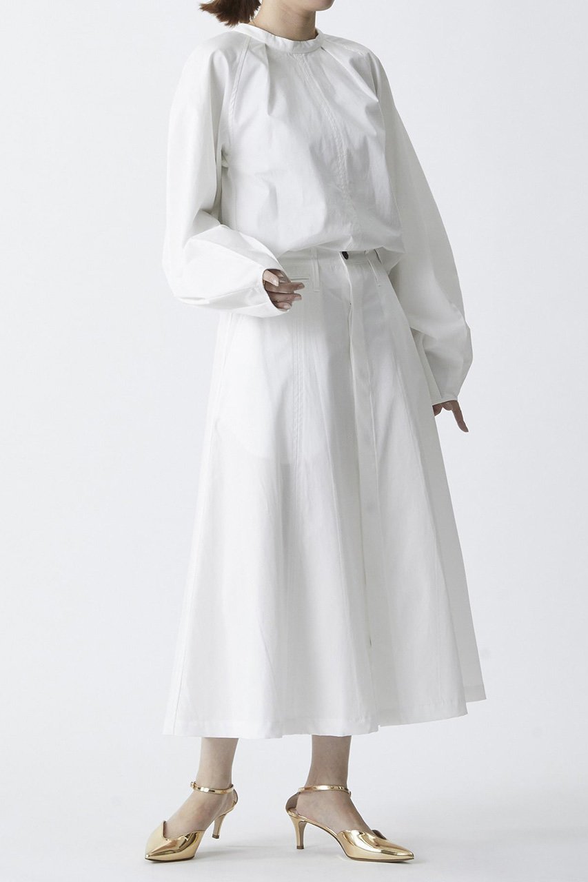 【プルミエ アロンディスモン/1er Arrondissement】の【NEPLA.】フレアスカート 人気、トレンドファッション・服の通販 founy(ファニー) 　ファッション　Fashion　レディースファッション　Ladies' Fashion Online　スカート　Skirt　Aライン/フレアスカート　Flared A-Line Skirts　ロングスカート　Long Skirt　おすすめ　Recommend　シアー　Sheer　シンプル　Simple　スリット　Slit　セットアップ　Set Up　フレア　Flare　フロント　Front　ロング　Long　再入荷　Restock/Back In Stock/Re Arrival　夏　Summer　other-8|ID: prp329100004490699 ipo3291000000032000450