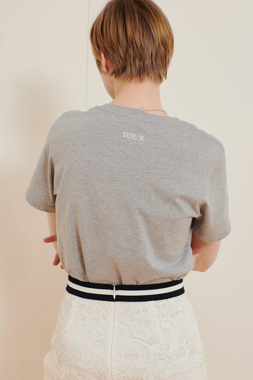 【アルアバイル/allureville】のコンビフォントT 人気、トレンドファッション・服の通販 founy(ファニー) ファッション Fashion レディースファッション Fashion for Women トップス・カットソー Cut & Sew Tops シャツ・ブラウス・オフィスカジュアル Elegant Blouses & Button-Ups ロングTシャツ・Tシャツ Longline T-Shirts & Tees カットソー・ベーシックTシャツ Cut-and-Sewn Tops / Stretch Tees & Basics コンパクト Compact, Small Size コンビ Combo, Combination Style ショート Short, Short Length シンプル Simple, Minimal スリーブ Sleeve, Long Sleeve / Short Sleeve other-7|ID: prp329100004490706 ipo3291000000032852876