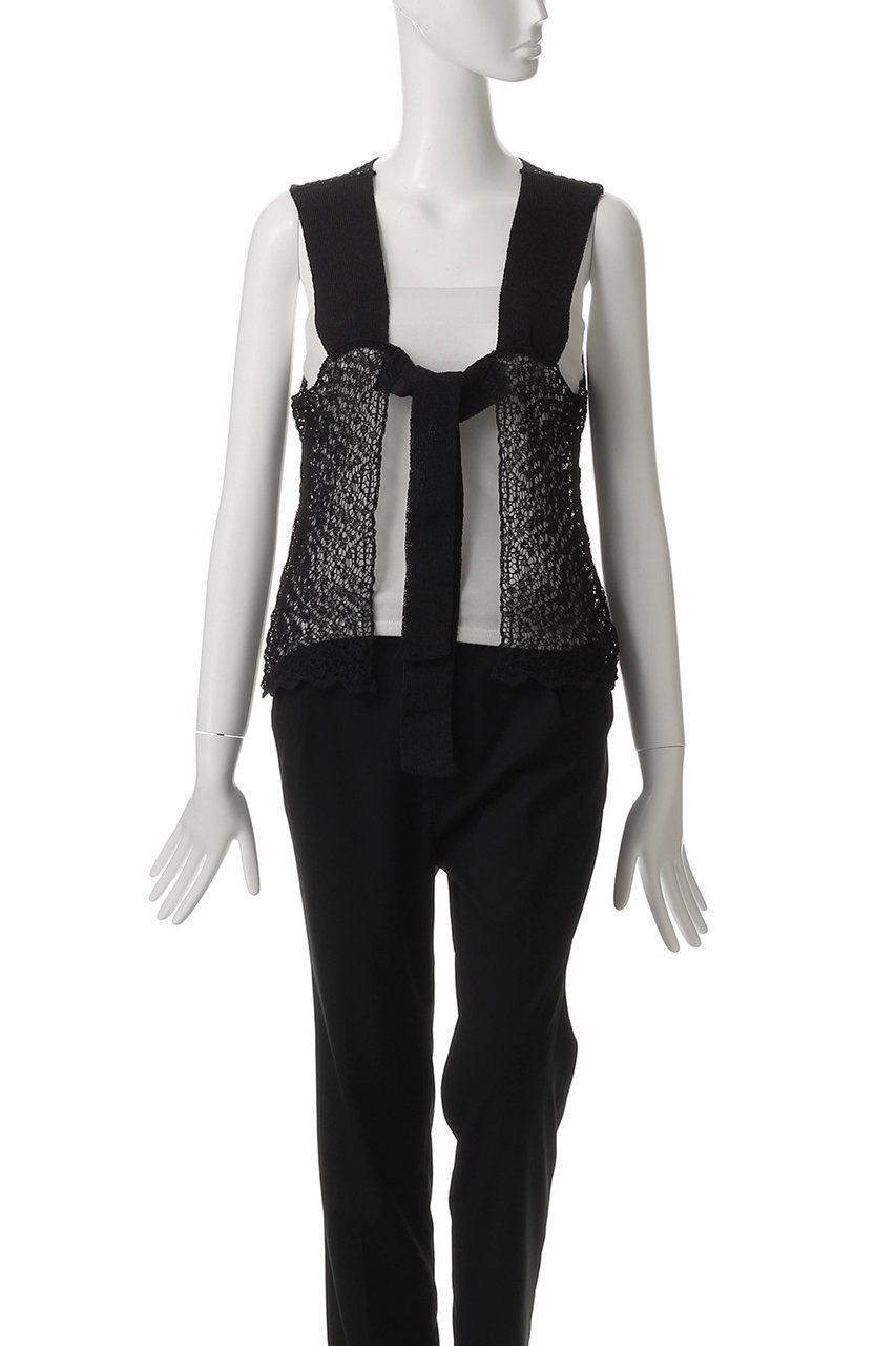 【プルミエ アロンディスモン/1er Arrondissement】の【enrica】ベスト 人気、トレンドファッション・服の通販 founy(ファニー) 　ファッション　Fashion　レディースファッション　Fashion for Women　トップス・カットソー　Cut & Sew Tops　ニット　Knit Tops & Sweaters　ベスト&ジレ / 重ね着スタイル　Vests & Gilets　カジュアルプルオーバー・ニットトップス　Pullovers & Knit Tops / Casual Pullovers　ベスト　Vest, Waistcoat　夏　Summer　春　Spring　S/S・春夏　SS, Spring/Summer, Warm Season　透かし　Cut-Out, Lacework　other-6|ID: prp329100004490710 ipo3291000000036521148