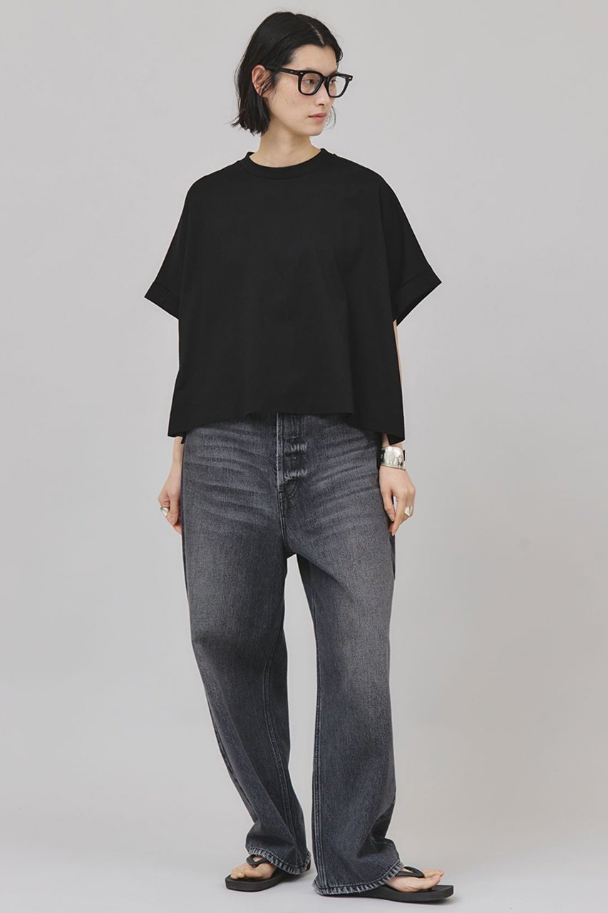 【カレンソロジー/Curensology】のワイドボクシーTシャツ 人気、トレンドファッション・服の通販 founy(ファニー) 　ファッション　Fashion　レディースファッション　Fashion for Women　トップス・カットソー　Cut & Sew Tops　シャツ・ブラウス・オフィスカジュアル　Elegant Blouses & Button-Ups　ロングTシャツ・Tシャツ　Longline T-Shirts & Tees　カットソー・ベーシックTシャツ　Cut-and-Sewn Tops / Stretch Tees & Basics　ショート　Short, Short Length　スリーブ　Sleeve, Long Sleeve / Short Sleeve　ワイド　Wide, Wide Fit　日本製　Made In Japan　other-5|ID: prp329100004490715 ipo3291000000032813615