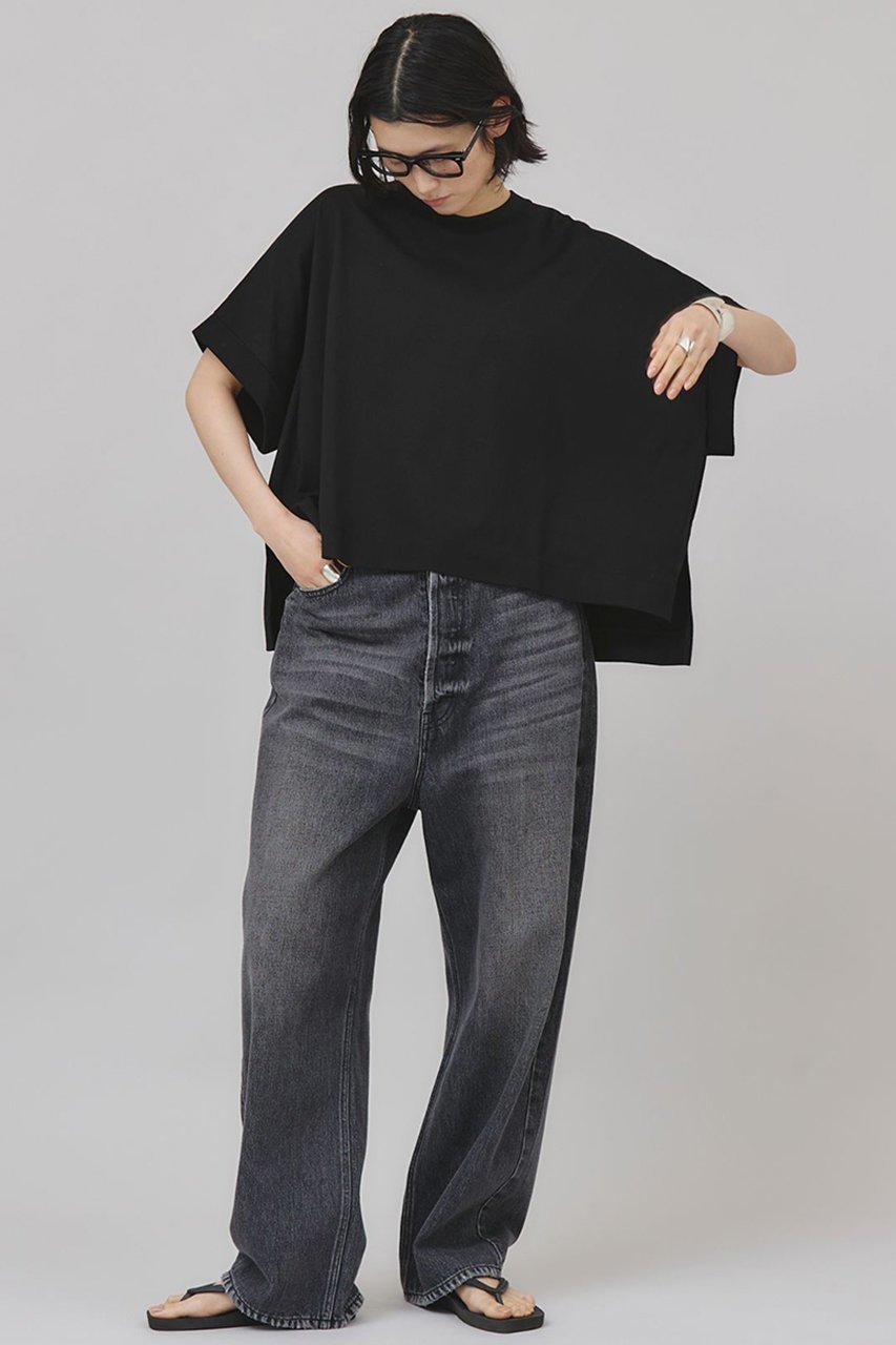 【カレンソロジー/Curensology】のワイドボクシーTシャツ 人気、トレンドファッション・服の通販 founy(ファニー) 　ファッション　Fashion　レディースファッション　Fashion for Women　トップス・カットソー　Cut & Sew Tops　シャツ・ブラウス・オフィスカジュアル　Elegant Blouses & Button-Ups　ロングTシャツ・Tシャツ　Longline T-Shirts & Tees　カットソー・ベーシックTシャツ　Cut-and-Sewn Tops / Stretch Tees & Basics　ショート　Short, Short Length　スリーブ　Sleeve, Long Sleeve / Short Sleeve　ワイド　Wide, Wide Fit　日本製　Made In Japan　other-7|ID: prp329100004490715 ipo3291000000032813617