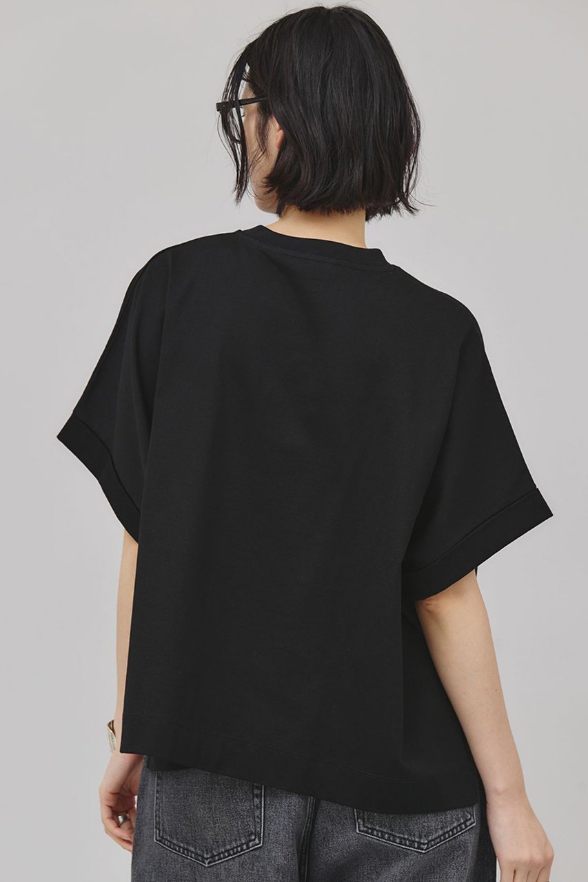【カレンソロジー/Curensology】のワイドボクシーTシャツ 人気、トレンドファッション・服の通販 founy(ファニー) ファッション Fashion レディースファッション Fashion for Women トップス・カットソー Cut & Sew Tops シャツ・ブラウス・オフィスカジュアル Elegant Blouses & Button-Ups ロングTシャツ・Tシャツ Longline T-Shirts & Tees カットソー・ベーシックTシャツ Cut-and-Sewn Tops / Stretch Tees & Basics ショート Short, Short Length スリーブ Sleeve, Long Sleeve / Short Sleeve ワイド Wide, Wide Fit 日本製 Made In Japan other-4|ID: prp329100004490715 ipo3291000000035488174