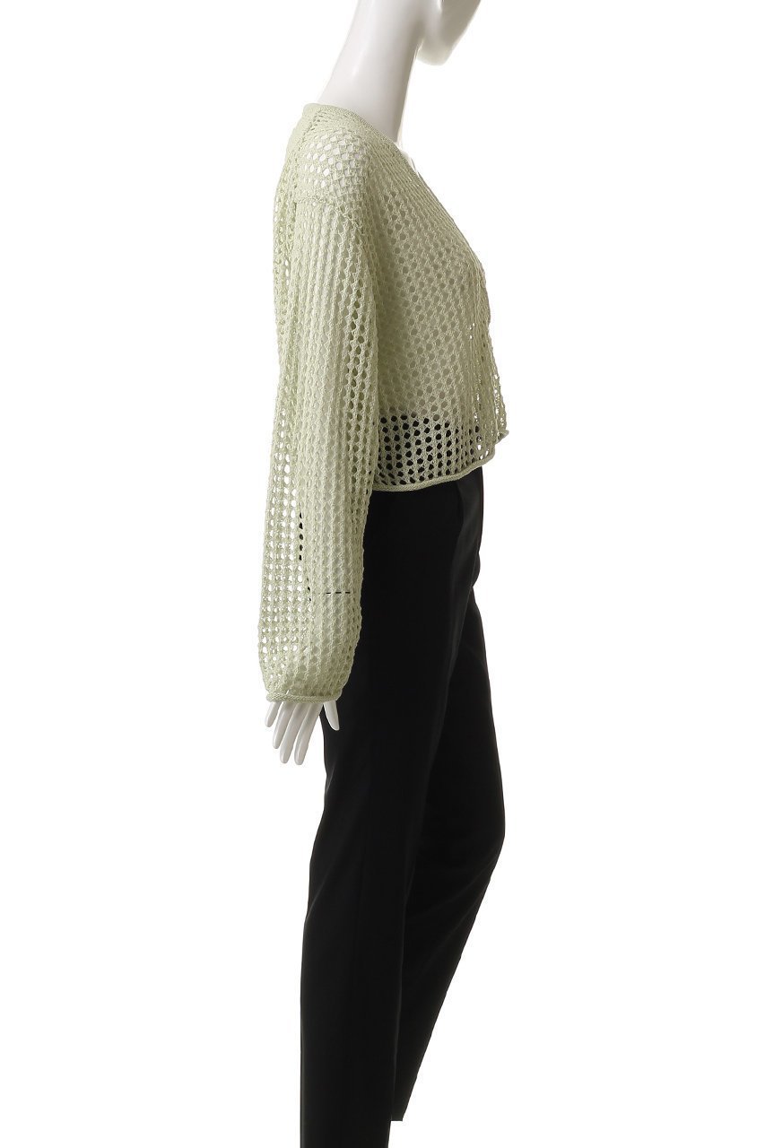 【ハー/HER.】のメッシュ編みカーディガン 人気、トレンドファッション・服の通販 founy(ファニー) 　ファッション　Fashion　レディースファッション　Fashion for Women　トップス・カットソー　Cut & Sew Tops　ニット　Knit Tops & Sweaters　カーディガン・羽織り　Layered Style Cardigans　インナー　Innerwear　カーディガン　Cardigan, Knitwear　クロップド　Cropped, Short Length　メッシュ　Mesh, Net Fabric　リネン　Linen, Linen Fabric　夏　Summer　other-3|ID: prp329100004492275 ipo3291000000032924377