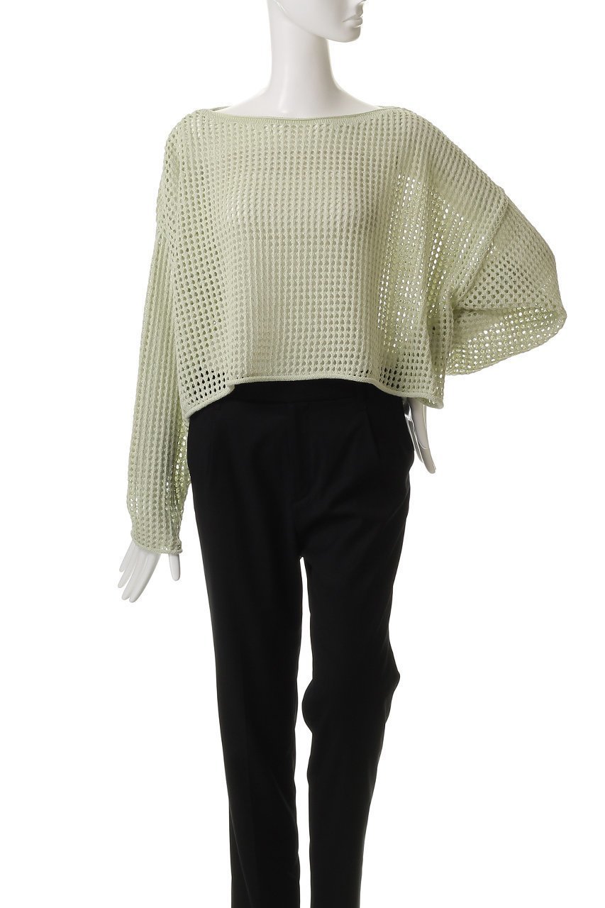 【ハー/HER.】のメッシュ編みプルオーバー 人気、トレンドファッション・服の通販 founy(ファニー) 　ファッション　Fashion　レディースファッション　WOMEN　トップス・カットソー　Tops/Tshirt　ニット　Knit Tops　プルオーバー　Pullover　インナー　Inner　クロップド　Cropped　ボトム　Bottom　メッシュ　Mesh　リネン　Linen　夏　Summer　other-5|ID: prp329100004492276 ipo3291000000031804647