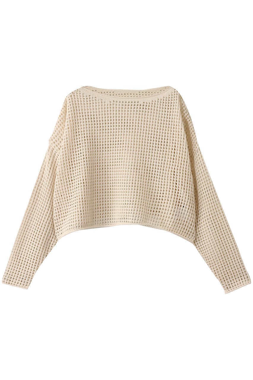 【ハー/HER.】のメッシュ編みプルオーバー 人気、トレンドファッション・服の通販 founy(ファニー) 　ファッション　Fashion　レディースファッション　Fashion for Women　トップス・カットソー　Cut & Sew Tops　ニット　Knit Tops & Sweaters　カジュアルプルオーバー・ニットトップス　Pullovers & Knit Tops / Casual Pullovers　インナー　Innerwear　クロップド　Cropped, Short Length　ボトム　Bottoms, Lower Wear　メッシュ　Mesh, Net Fabric　リネン　Linen, Linen Fabric　夏　Summer　 other-1|ID: prp329100004492276 ipo3291000000032924443