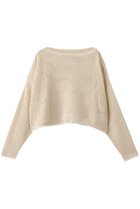 【ハー/HER.】のメッシュ編みプルオーバー オフホワイト|ID:prp329100004492276