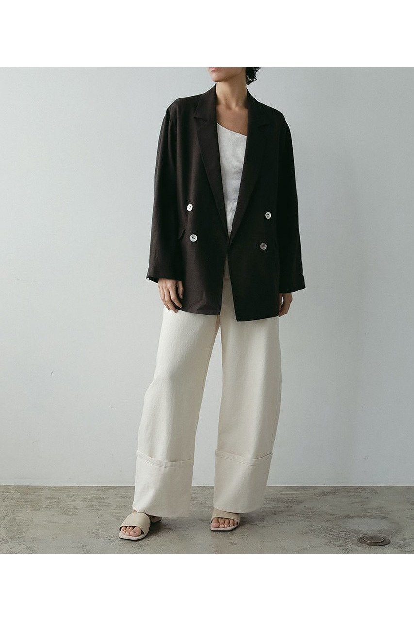【ハー/HER.】のリネンテーラードジャケット 人気、トレンドファッション・服の通販 founy(ファニー) 　ファッション　Fashion　レディースファッション　WOMEN　アウター　Coat Outerwear　ジャケット　Jackets　テーラードジャケット　Tailored Jackets　ジャケット　Jacket　スリーブ　Sleeve　テーラード　Tailored　リネン　Linen　夏　Summer　other-8|ID: prp329100004492277 ipo3291000000031670959