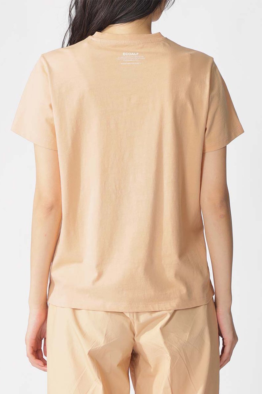 【エコアルフ/ECOALF】のSALCE Tシャツ / SALCEALF T-SHIRT WOMAN 人気、トレンドファッション・服の通販 founy(ファニー) 　ファッション　Fashion　レディースファッション　Fashion for Women　トップス・カットソー　Cut & Sew Tops　シャツ・ブラウス・オフィスカジュアル　Elegant Blouses & Button-Ups　ロングTシャツ・Tシャツ　Longline T-Shirts & Tees　カットソー・ベーシックTシャツ　Cut-and-Sewn Tops / Stretch Tees & Basics　なめらか　Smooth, Silky Texture　オーガニック　Organic Cotton　ショート　Short, Short Length　スリーブ　Sleeve, Long Sleeve / Short Sleeve　プリント　Print, Printed Pattern　other-3|ID: prp329100004492285 ipo3291000000035891357