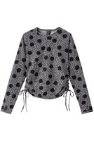 【コルコバード/CORCOVADO】のプリント サイドシャーリングラッシュガード 人気、トレンドファッション・服の通販 founy(ファニー) ファッション Fashion レディースファッション Fashion for Women 水着 Swimwear レディース水着・ビーチウェア Swimwear & Beachwear スポーツ Sports, Activewear ドット Polka Dot, Dot Pattern ビーチ Beach, Seaside プリント Print, Printed Pattern ポーチ Pouch, Small Case モダン Modern, Contemporary 水着 Swimsuit, Swimwear |ID:prp329100004492300