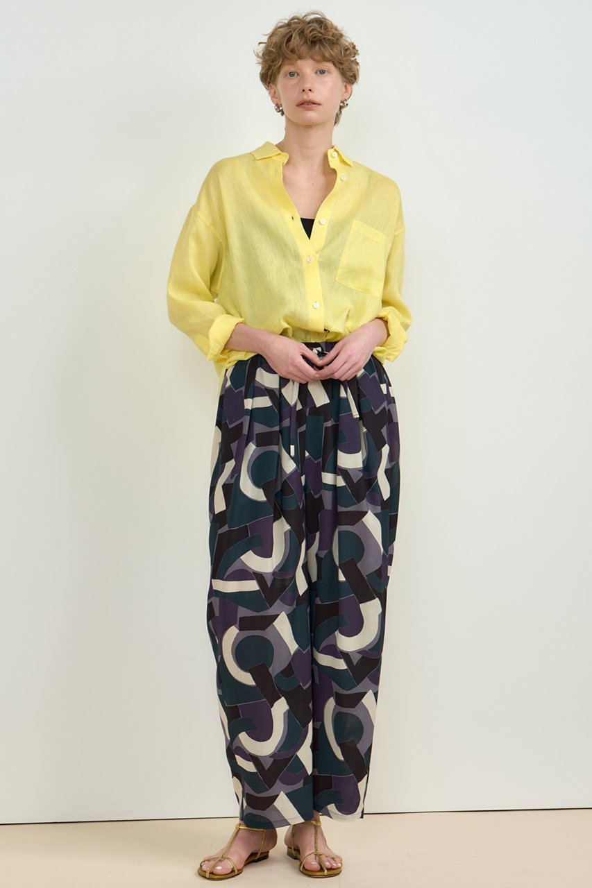 【ハウス オブ ロータス/HOUSE OF LOTUS】のジオメトリーフプリントパネルパンツ 人気、トレンドファッション・服の通販 founy(ファニー) 　ファッション　Fashion　レディースファッション　Fashion for Women　パンツ　Pants & Trousers　トレンド　Trend, Trending Now　ロング　Long, Long-Length　other-6|ID: prp329100004493337 ipo3291000000032770397