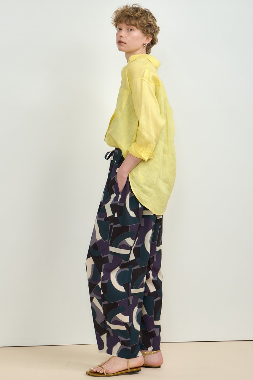 【ハウス オブ ロータス/HOUSE OF LOTUS】のジオメトリーフプリントパネルパンツ 人気、トレンドファッション・服の通販 founy(ファニー) 　ファッション　Fashion　レディースファッション　Fashion for Women　パンツ　Pants & Trousers　トレンド　Trend, Trending Now　ロング　Long, Long-Length　other-7|ID: prp329100004493337 ipo3291000000032770398