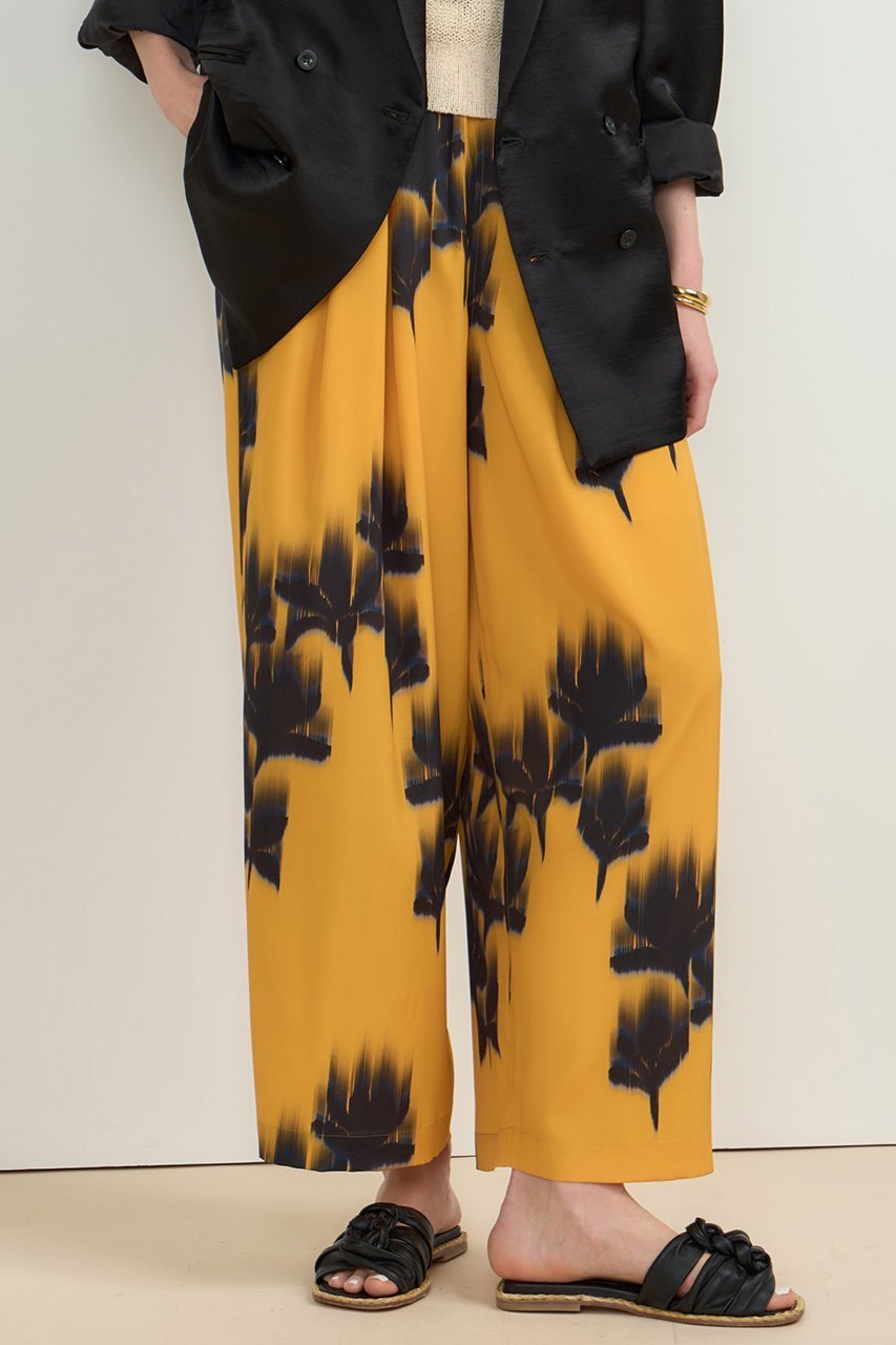 【ハウス オブ ロータス/HOUSE OF LOTUS】のトロピカルフラワーパンツ 人気、トレンドファッション・服の通販 founy(ファニー) 　ファッション　Fashion　レディースファッション　Ladies' Fashion Online　パンツ　Pants　オレンジ　Orange　プリント　Print　リラックス　Relax　ワイド　Wide　再入荷　Restock/Back In Stock/Re Arrival　夏　Summer　other-8|ID: prp329100004493345 ipo3291000000032629891