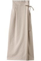 【ジュリエ/Julier】のドライリネンラップスカート ベージュ|ID: prp329100004493348 ipo3291000000035339058