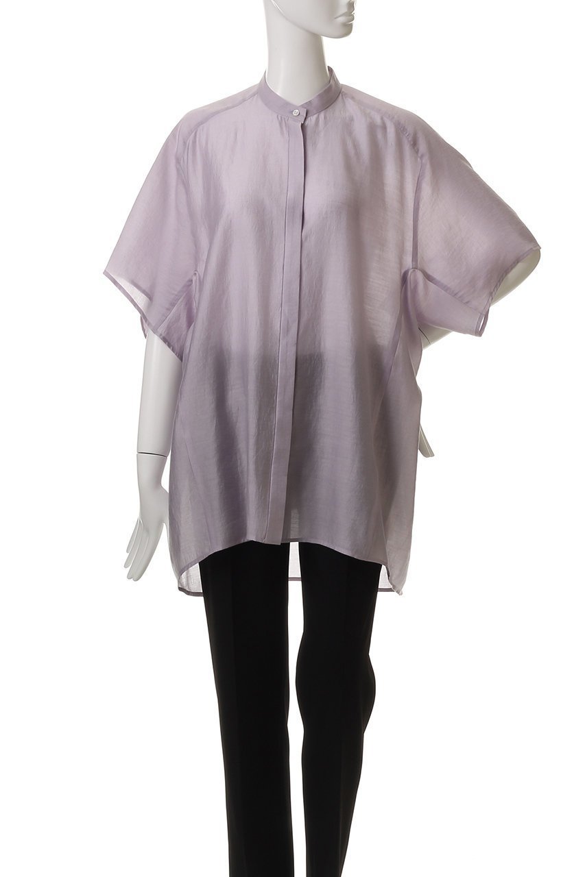 【ハウス オブ ロータス/HOUSE OF LOTUS】のシャイニーローンブラウス 人気、トレンドファッション・服の通販 founy(ファニー) 　ファッション　Fashion　レディースファッション　Fashion for Women　トップス・カットソー　Cut & Sew Tops　シャツ・ブラウス・オフィスカジュアル　Elegant Blouses & Button-Ups　カッティング　Cutting Detail　シャイニー　Shiny, Glossy Finish　ショート　Short, Short Length　スリーブ　Sleeve, Long Sleeve / Short Sleeve　パターン　Pattern, Design Print　フォルム　Silhouette, Form　羽織　Haori, Light Jacket　other-2|ID: prp329100004493351 ipo3291000000032814026