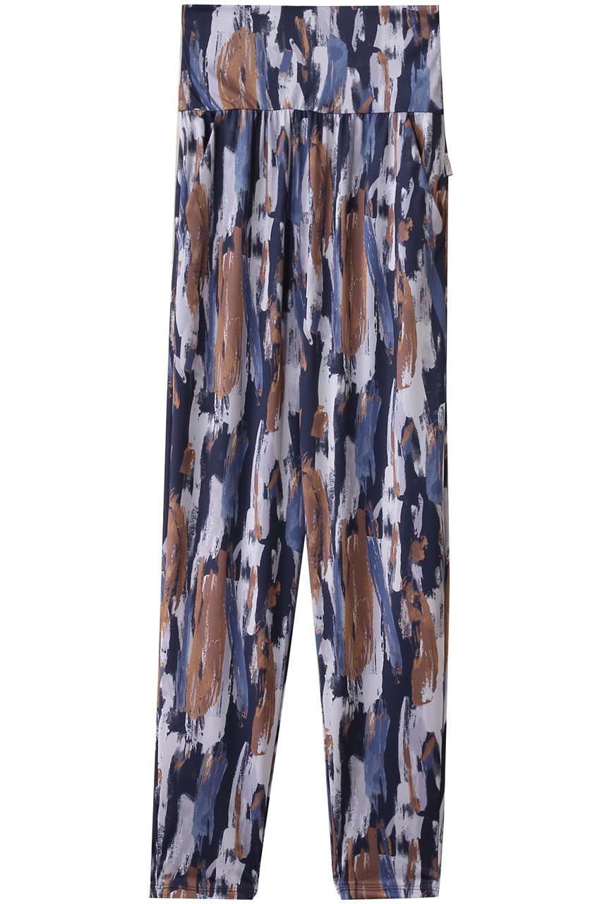 【ジュリエ/Julier】のVertical brushプリントギャザーパンツ インテリア・キッズ・メンズ・レディースファッション・服の通販 founy(ファニー) 　ファッション　Fashion　レディースファッション　Fashion for Women　パンツ　Pants & Trousers　スポーツウェア　Functional & Stylish Sportswear　スポーツ パンツ　Workout Pants / Training Shorts / Joggers　スポーツ　Sports, Activewear　プリント　Print, Printed Pattern　ヨガ　Yoga, Yoga Wear　リラックス　Relax, Relaxed Fit　今季　This Season, Current Season　再入荷　Restock / Back in Stock　ブルー系|ID: prp329100004493358 ipo3291000000035339088