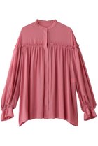 【デザイン ワークス/DESIGN WORKS】のギャザーブラウス ピンク|ID: prp329100004493383 ipo3291000000032838196