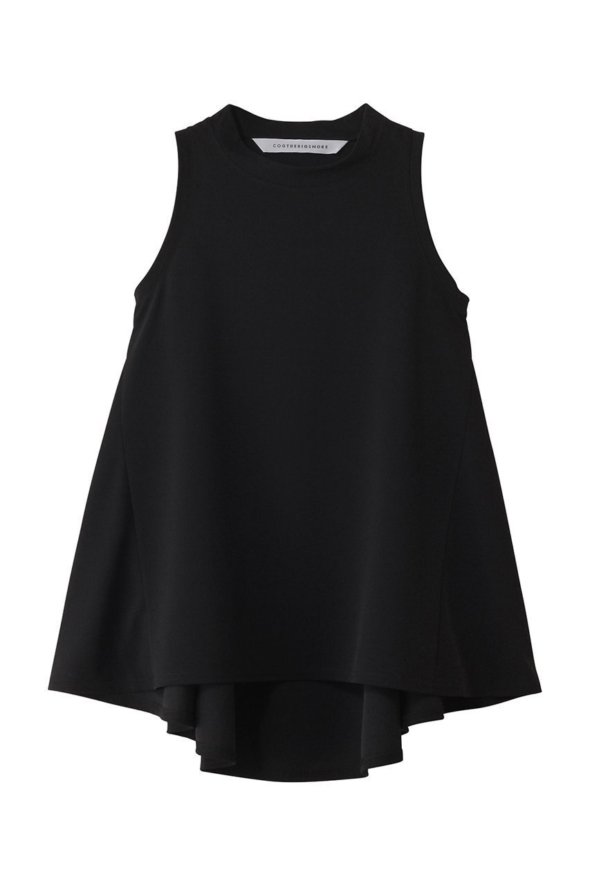 【マルティニーク/martinique】の【COGTHEBIGSMOKE】HIBA TOP インテリア・キッズ・メンズ・レディースファッション・服の通販 founy(ファニー) 　ファッション　Fashion　レディースファッション　Fashion for Women　トップス・カットソー　Cut & Sew Tops　キャミソール&ノースリーブ　Camisoles & Sleeveless Tops　シャツ・ブラウス・オフィスカジュアル　Elegant Blouses & Button-Ups　ロングTシャツ・Tシャツ　Longline T-Shirts & Tees　カットソー・ベーシックTシャツ　Cut-and-Sewn Tops / Stretch Tees & Basics　キャミソール　Camisole, Spaghetti Strap Top　タンク　Tank Top, Sleeveless Top　フェミニン　Feminine, Girly　フレア　Flare, Flared　夏　Summer　春　Spring　S/S・春夏　SS, Spring/Summer, Warm Season　ブラック|ID: prp329100004493385 ipo3291000000032850504