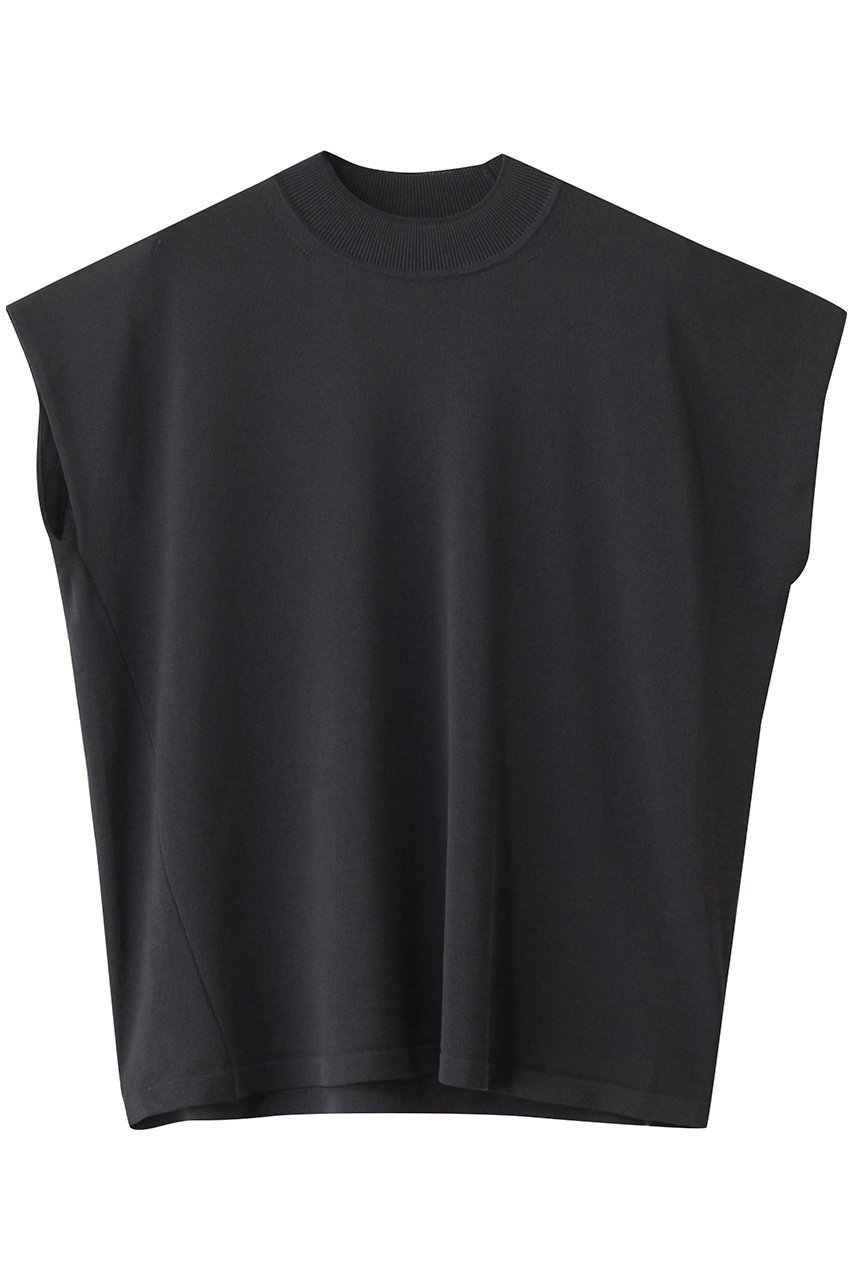 【エイトン/ATON】のWASHI KNIT モックネック ベスト インテリア・キッズ・メンズ・レディースファッション・服の通販 founy(ファニー) 　ファッション　Fashion　レディースファッション　Fashion for Women　トップス・カットソー　Cut & Sew Tops　ニット　Knit Tops & Sweaters　ベスト&ジレ / 重ね着スタイル　Vests & Gilets　カジュアルプルオーバー・ニットトップス　Pullovers & Knit Tops / Casual Pullovers　おすすめ　Recommended / Our Picks　タンク　Tank Top, Sleeveless Top　ベスト　Vest, Waistcoat　ボトム　Bottoms, Lower Wear　モックネック　Mock Neck, Short Turtleneck　リネン　Linen, Linen Fabric　レギュラー　Regular, Standard Fit　定番　Standard, Basic Item　チャコールグレー|ID: prp329100004493393 ipo3291000000032923597