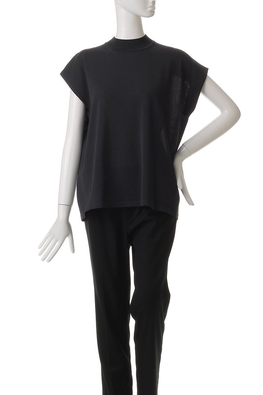 【エイトン/ATON】のWASHI KNIT モックネック ベスト 人気、トレンドファッション・服の通販 founy(ファニー) 　ファッション　Fashion　レディースファッション　Fashion for Women　トップス・カットソー　Cut & Sew Tops　ニット　Knit Tops & Sweaters　ベスト&ジレ / 重ね着スタイル　Vests & Gilets　カジュアルプルオーバー・ニットトップス　Pullovers & Knit Tops / Casual Pullovers　おすすめ　Recommended / Our Picks　タンク　Tank Top, Sleeveless Top　ベスト　Vest, Waistcoat　ボトム　Bottoms, Lower Wear　モックネック　Mock Neck, Short Turtleneck　リネン　Linen, Linen Fabric　レギュラー　Regular, Standard Fit　定番　Standard, Basic Item　other-2|ID: prp329100004493393 ipo3291000000032923604