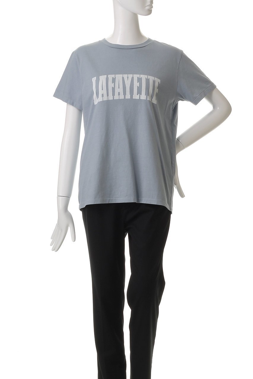 【デザイン ワークス/DESIGN WORKS】の【別注】REMI ELIEF Tシャツ LAFAYETTE 人気、トレンドファッション・服の通販 founy(ファニー) 　ファッション　Fashion　レディースファッション　Fashion for Women　トップス・カットソー　Cut & Sew Tops　シャツ・ブラウス・オフィスカジュアル　Elegant Blouses & Button-Ups　ロングTシャツ・Tシャツ　Longline T-Shirts & Tees　カットソー・ベーシックTシャツ　Cut-and-Sewn Tops / Stretch Tees & Basics　ショート　Short, Short Length　スリーブ　Sleeve, Long Sleeve / Short Sleeve　フランス　France, French　プリント　Print, Printed Pattern　別注　Limited Edition, Custom Order　other-2|ID: prp329100004493399 ipo3291000000032853554