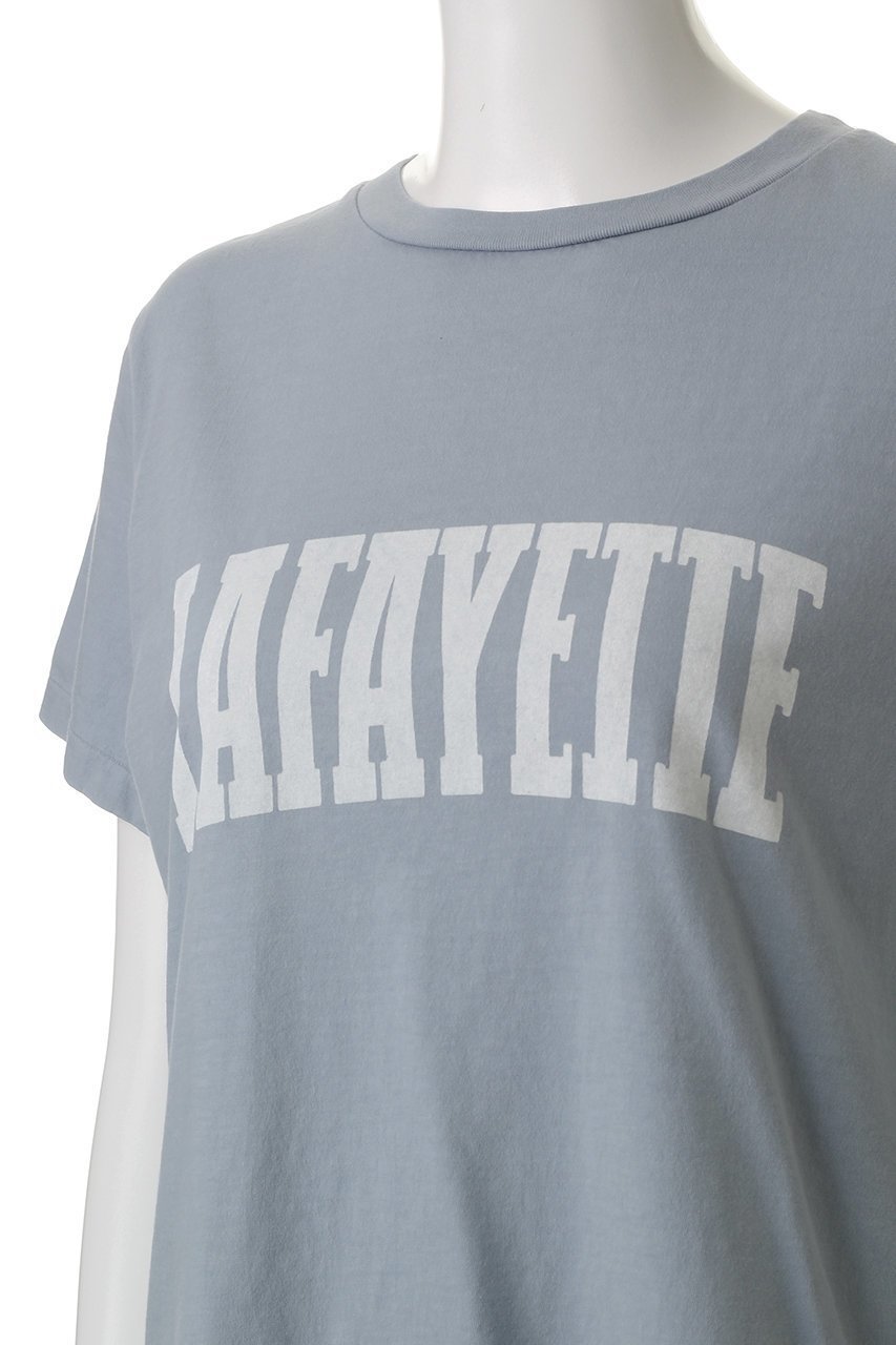 【デザイン ワークス/DESIGN WORKS】の【別注】REMI ELIEF Tシャツ LAFAYETTE 人気、トレンドファッション・服の通販 founy(ファニー) 　ファッション　Fashion　レディースファッション　Fashion for Women　トップス・カットソー　Cut & Sew Tops　シャツ・ブラウス・オフィスカジュアル　Elegant Blouses & Button-Ups　ロングTシャツ・Tシャツ　Longline T-Shirts & Tees　カットソー・ベーシックTシャツ　Cut-and-Sewn Tops / Stretch Tees & Basics　ショート　Short, Short Length　スリーブ　Sleeve, Long Sleeve / Short Sleeve　フランス　France, French　プリント　Print, Printed Pattern　別注　Limited Edition, Custom Order　other-5|ID: prp329100004493399 ipo3291000000032853570