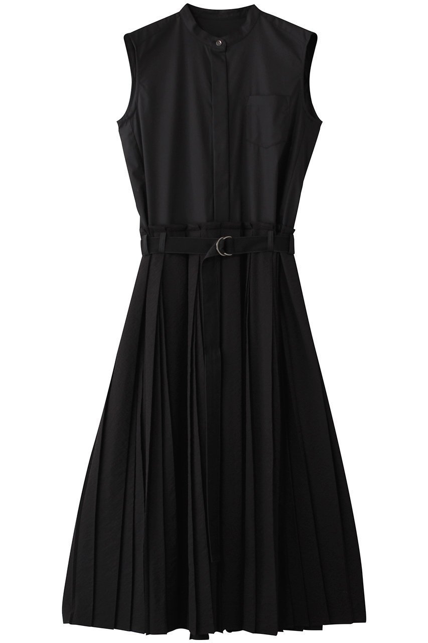 【デザイン ワークス/DESIGN WORKS】のサッカープリーツドレス インテリア・キッズ・メンズ・レディースファッション・服の通販 founy(ファニー) 　ファッション　Fashion　レディースファッション　Fashion for Women　ワンピース　Dresses　フォーマル・パーティードレス・結婚式用ドレス　Elegant & Casual Dresses　チュニック　Tunic Tops & Dresses　サッカー　Seersucker, Summer Fabric　サンダル　Sandals, Summer Shoes　チュニック　Tunic, Long Top　ドレス　Dress, One-Piece　プリーツ　Pleats, Pleated　ロング　Long, Long-Length　エレガント 上品　Elegant　夏　Summer　ブラック|ID: prp329100004493400 ipo3291000000034954925