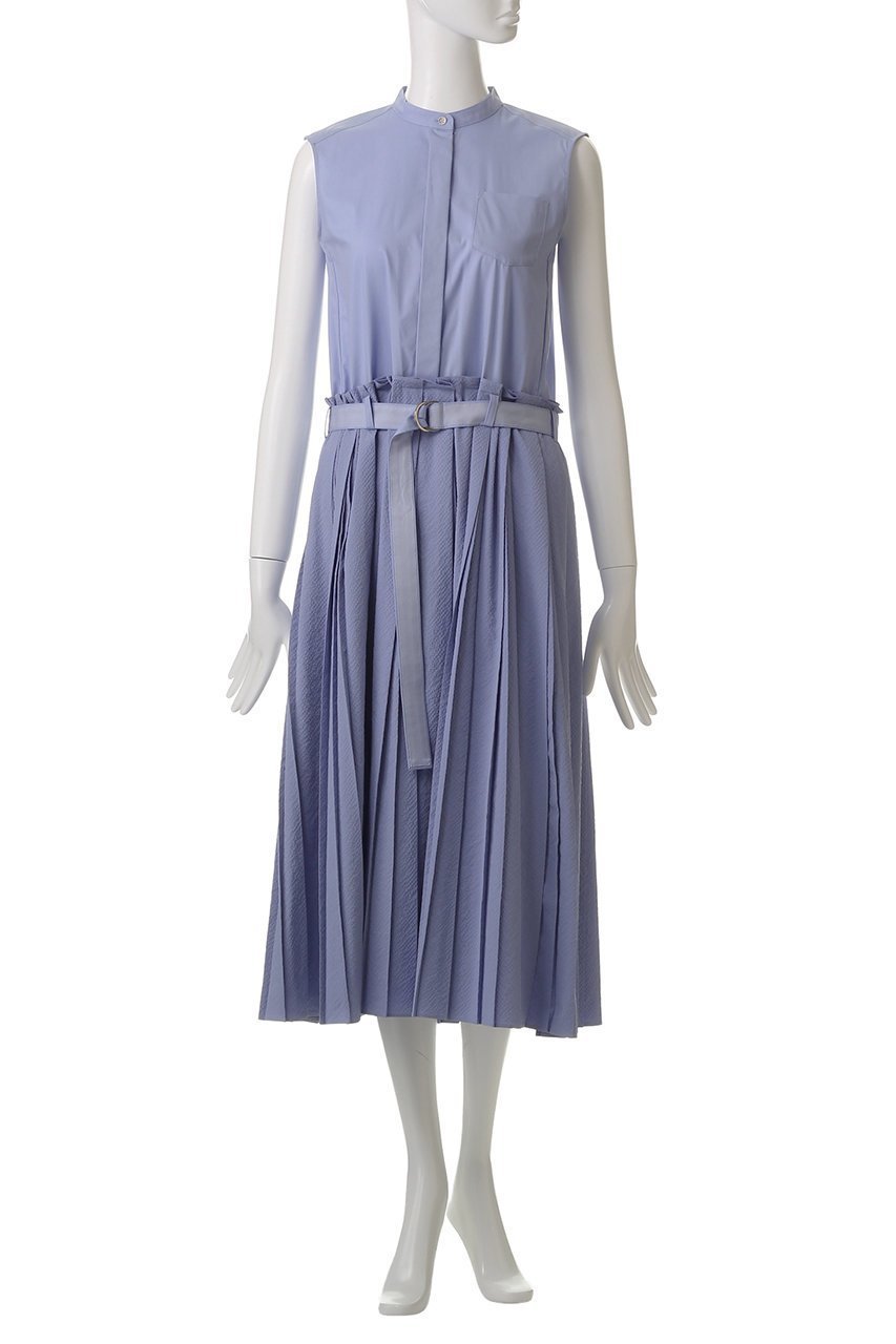 【デザイン ワークス/DESIGN WORKS】のサッカープリーツドレス 人気、トレンドファッション・服の通販 founy(ファニー) 　ファッション　Fashion　レディースファッション　Fashion for Women　ワンピース　Dresses　フォーマル・パーティードレス・結婚式用ドレス　Elegant & Casual Dresses　チュニック　Tunic Tops & Dresses　サッカー　Seersucker, Summer Fabric　サンダル　Sandals, Summer Shoes　チュニック　Tunic, Long Top　ドレス　Dress, One-Piece　プリーツ　Pleats, Pleated　ロング　Long, Long-Length　エレガント 上品　Elegant　夏　Summer　other-2|ID: prp329100004493400 ipo3291000000034954926