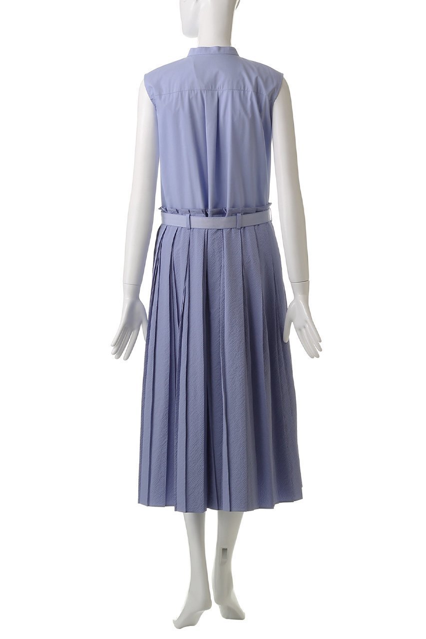 【デザイン ワークス/DESIGN WORKS】のサッカープリーツドレス 人気、トレンドファッション・服の通販 founy(ファニー) 　ファッション　Fashion　レディースファッション　Fashion for Women　ワンピース　Dresses　フォーマル・パーティードレス・結婚式用ドレス　Elegant & Casual Dresses　チュニック　Tunic Tops & Dresses　サッカー　Seersucker, Summer Fabric　サンダル　Sandals, Summer Shoes　チュニック　Tunic, Long Top　ドレス　Dress, One-Piece　プリーツ　Pleats, Pleated　ロング　Long, Long-Length　エレガント 上品　Elegant　夏　Summer　other-4|ID: prp329100004493400 ipo3291000000034954928