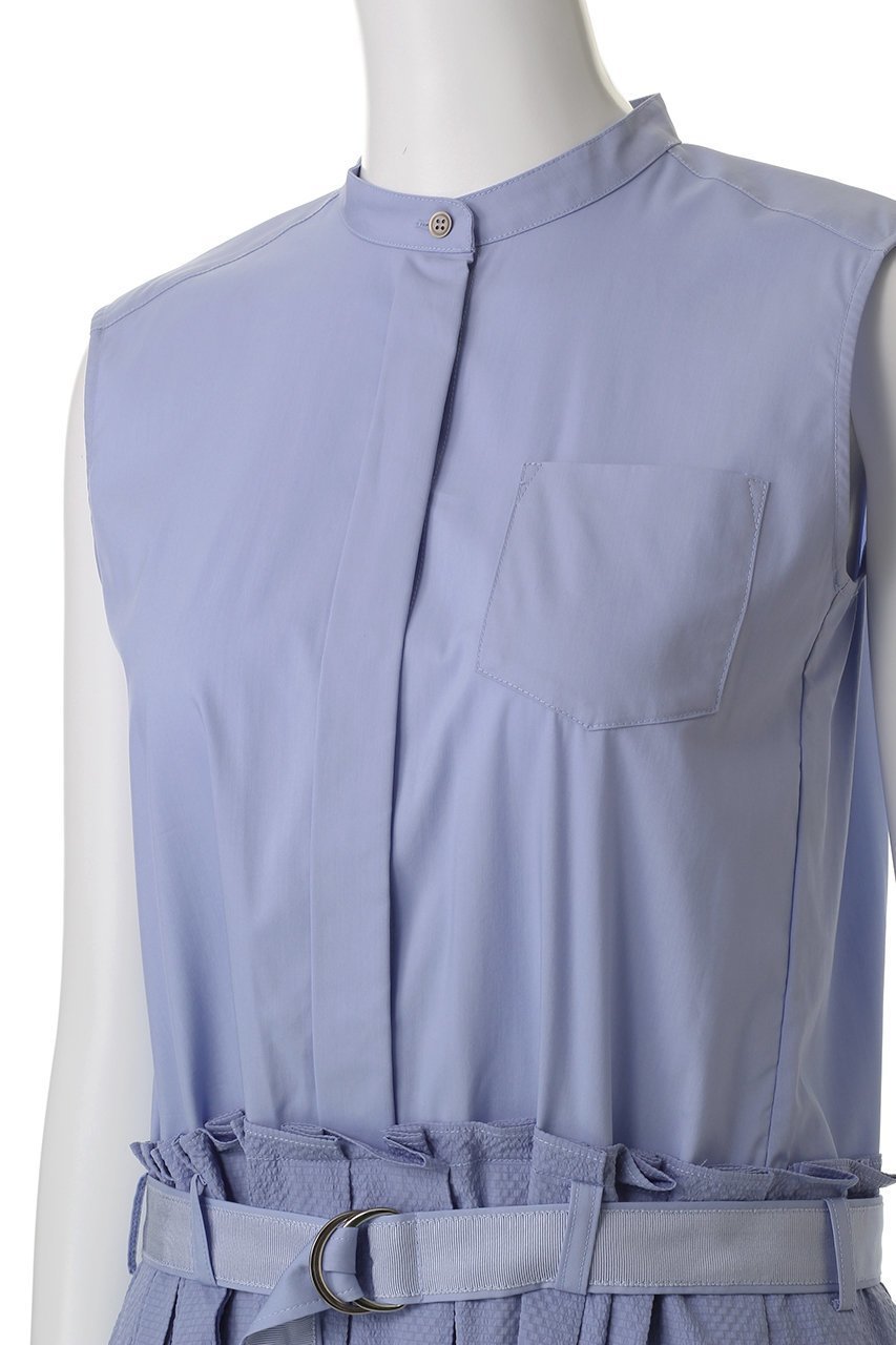 【デザイン ワークス/DESIGN WORKS】のサッカープリーツドレス 人気、トレンドファッション・服の通販 founy(ファニー) 　ファッション　Fashion　レディースファッション　Fashion for Women　ワンピース　Dresses　フォーマル・パーティードレス・結婚式用ドレス　Elegant & Casual Dresses　チュニック　Tunic Tops & Dresses　サッカー　Seersucker, Summer Fabric　サンダル　Sandals, Summer Shoes　チュニック　Tunic, Long Top　ドレス　Dress, One-Piece　プリーツ　Pleats, Pleated　ロング　Long, Long-Length　エレガント 上品　Elegant　夏　Summer　other-5|ID: prp329100004493400 ipo3291000000034954929