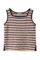 【アナイ/ANAYI】のGIMAフェザーボーダータンク 人気、トレンドファッション・服の通販 founy(ファニー) ファッション Fashion レディースファッション Fashion for Women トップス・カットソー Cut & Sew Tops ニット Knit Tops & Sweaters カジュアルプルオーバー・ニットトップス Pullovers & Knit Tops / Casual Pullovers おすすめ Recommended / Our Picks カーディガン Cardigan, Knitwear セットアップ Set-Up, Coordinated Outfit ペーパー Paper, Kraft Paper ボーダー Border, Stripe 夏 Summer 春 Spring S/S・春夏 SS, Spring/Summer, Warm Season thumbnail ピンク|ID: prp329100004493408 ipo3291000000035721565
