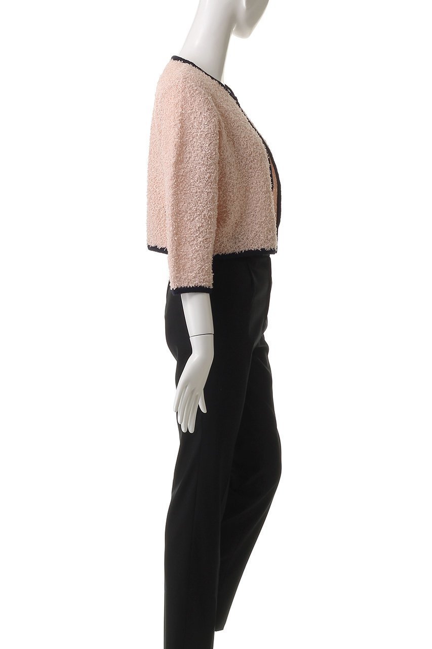 【アナイ/ANAYI】のGIMAフェザーバイカラーカーディガン 人気、トレンドファッション・服の通販 founy(ファニー) 　ファッション　Fashion　レディースファッション　Fashion for Women　トップス・カットソー　Cut & Sew Tops　ニット　Knit Tops & Sweaters　カーディガン・羽織り　Layered Style Cardigans　おすすめ　Recommended / Our Picks　カーディガン　Cardigan, Knitwear　ジャケット　Jacket, Outerwear　セットアップ　Set-Up, Coordinated Outfit　タンク　Tank Top, Sleeveless Top　トリミング　Trimming, Decorative Edge　ペーパー　Paper, Kraft Paper　エレガント 上品　Elegant　夏　Summer　春　Spring　S/S・春夏　SS, Spring/Summer, Warm Season　other-3|ID: prp329100004493409 ipo3291000000032927190
