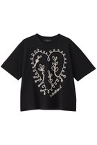 【マックスマーラ/Max Mara】の【Weekend Max Mara】LECCO コットンジャージーアートTシャツ ブラックハート|ID:prp329100004493411