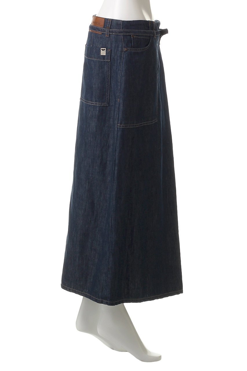 【マックスマーラ/Max Mara】の【Weekend Max Mara】FISCHIO コットンリネンデニムスカート 人気、トレンドファッション・服の通販 founy(ファニー) 　ファッション　Fashion　レディースファッション　Fashion for Women　スカート　Skirts　デニムスカート・カジュアルスカート　Denim Skirts　ロングスカート　Long Skirts / Maxi & Midi Skirts　デニム　Denim, Jeans Material　リネン　Linen, Linen Fabric　ロング　Long, Long-Length　人気　Popular, Best Seller　夏　Summer　other-3|ID: prp329100004493412 ipo3291000000032847816