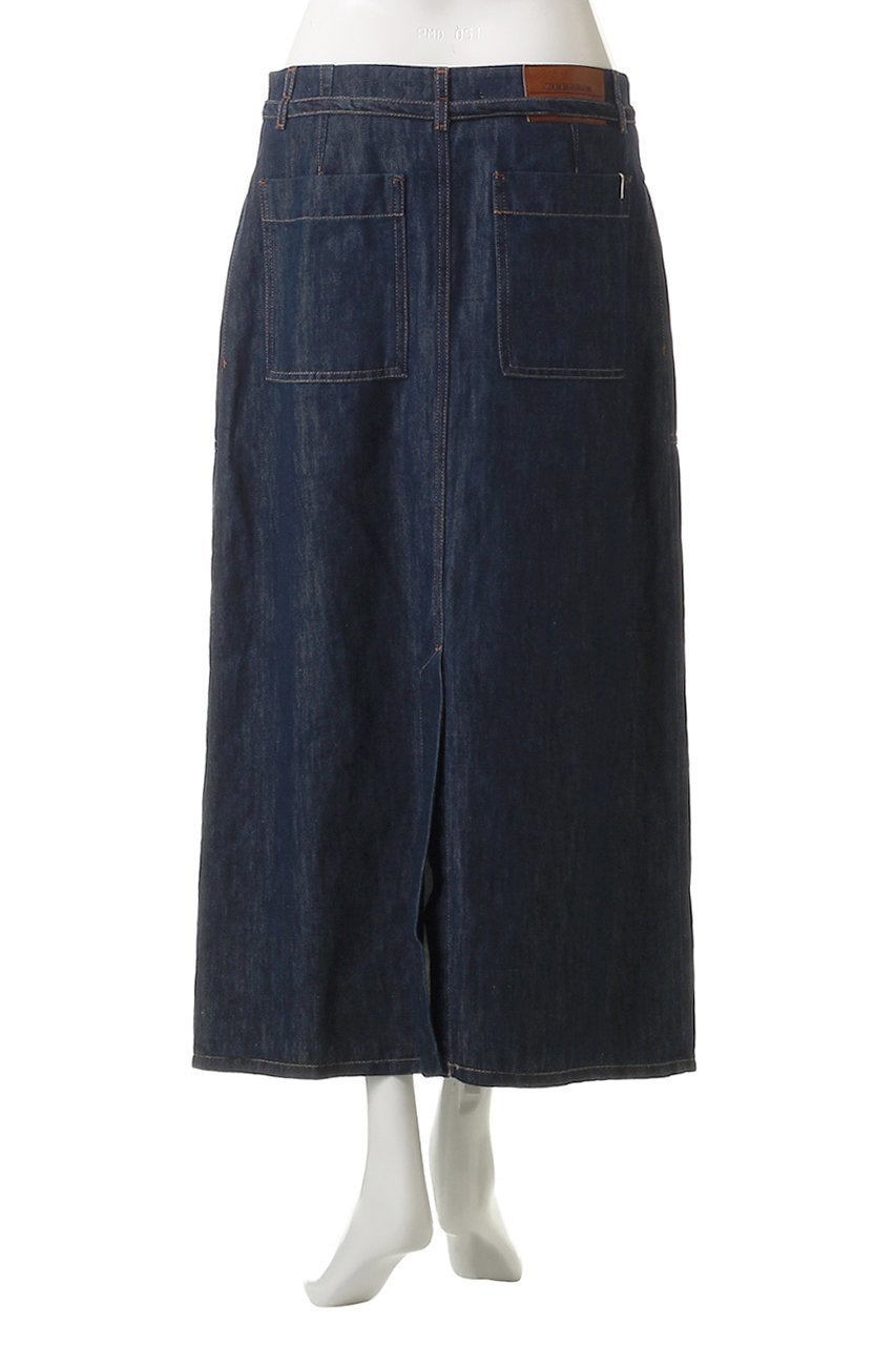 【マックスマーラ/Max Mara】の【Weekend Max Mara】FISCHIO コットンリネンデニムスカート 人気、トレンドファッション・服の通販 founy(ファニー) 　ファッション　Fashion　レディースファッション　Fashion for Women　スカート　Skirts　デニムスカート・カジュアルスカート　Denim Skirts　ロングスカート　Long Skirts / Maxi & Midi Skirts　デニム　Denim, Jeans Material　リネン　Linen, Linen Fabric　ロング　Long, Long-Length　人気　Popular, Best Seller　夏　Summer　other-4|ID: prp329100004493412 ipo3291000000032847821