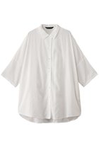 【ミズイロ インド/mizuiro ind】のhalf slv wide tunic shirt シャツ 人気、トレンドファッション・服の通販 founy(ファニー) ファッション Fashion レディースファッション Fashion for Women トップス・カットソー Cut & Sew Tops シャツ・ブラウス・オフィスカジュアル Elegant Blouses & Button-Ups シアー Sheer, See-Through ショート Short, Short Length スリーブ Sleeve, Long Sleeve / Short Sleeve チュニック Tunic, Long Top ハーフ Half, Half-Length ワイド Wide, Wide Fit thumbnail off white|ID: prp329100004493414 ipo3291000000032838138