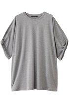 【ミズイロ インド/mizuiro ind】のroll up slv wide T Tシャツ l.gray|ID:prp329100004493415