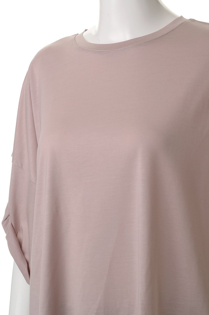 【ミズイロ インド/mizuiro ind】のroll up slv wide T Tシャツ 人気、トレンドファッション・服の通販 founy(ファニー) 　ファッション　Fashion　レディースファッション　Fashion for Women　トップス・カットソー　Cut & Sew Tops　シャツ・ブラウス・オフィスカジュアル　Elegant Blouses & Button-Ups　ロングTシャツ・Tシャツ　Longline T-Shirts & Tees　カットソー・ベーシックTシャツ　Cut-and-Sewn Tops / Stretch Tees & Basics　なめらか　Smooth, Silky Texture　ショート　Short, Short Length　スリーブ　Sleeve, Long Sleeve / Short Sleeve　ロールアップ　Roll-Up, Cuffed Hem　ワイド　Wide, Wide Fit　夏　Summer　定番　Standard, Basic Item　春　Spring　S/S・春夏　SS, Spring/Summer, Warm Season　other-5|ID: prp329100004493415 ipo3291000000032846300