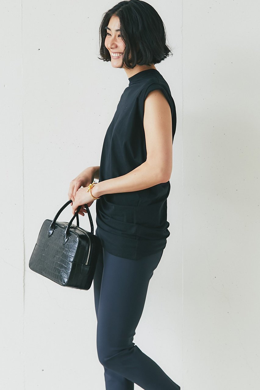 【ジェイドット/j.】のプレミアムコットンアシメデザインT 人気、トレンドファッション・服の通販 founy(ファニー) 　ファッション　Fashion　レディースファッション　WOMEN　トップス・カットソー　Tops/Tshirt　シャツ/ブラウス　Shirts/Blouses　アシンメトリー　Asymmetry　エレガント 上品　Elegant　ショート　Short　スタイリッシュ　Stylish　スリーブ　Sleeve　ドレープ　Drape　夏　Summer　other-8|ID: prp329100004493418 ipo3291000000031804513