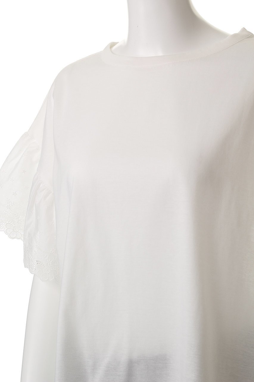 【ナナデコール/nanadecor】のライラックレースTシャツ 人気、トレンドファッション・服の通販 founy(ファニー) ファッション Fashion レディースファッション Fashion for Women トップス・カットソー Cut & Sew Tops シャツ・ブラウス・オフィスカジュアル Elegant Blouses & Button-Ups ロングTシャツ・Tシャツ Longline T-Shirts & Tees カットソー・ベーシックTシャツ Cut-and-Sewn Tops / Stretch Tees & Basics ショート Short, Short Length シンプル Simple, Minimal スリーブ Sleeve, Long Sleeve / Short Sleeve フェミニン Feminine, Girly フリル Frill, Ruffle レース Lace, Lace Fabric 夏 Summer 春 Spring S/S・春夏 SS, Spring/Summer, Warm Season other-5|ID: prp329100004494649 ipo3291000000032849665