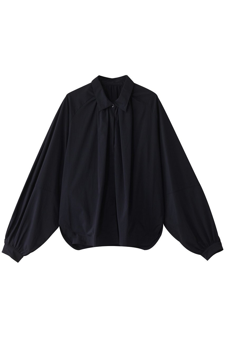 【スタニングルアー/STUNNING LURE】のUVカットタフタブラウス インテリア・キッズ・メンズ・レディースファッション・服の通販 founy(ファニー) 　ファッション　Fashion　レディースファッション　Fashion for Women　トップス・カットソー　Cut & Sew Tops　シャツ・ブラウス・オフィスカジュアル　Elegant Blouses & Button-Ups　ストレッチ　Stretch, Stretchy Fabric　スリーブ　Sleeve, Long Sleeve / Short Sleeve　ハイネック　High Neck, Mock Neck　ロング　Long, Long-Length　ネイビー|ID: prp329100004494652 ipo3291000000032836132
