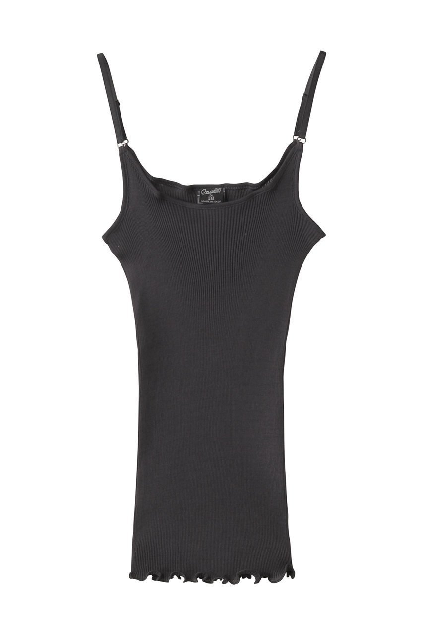 【マルティニーク/martinique】の《別注》【Oscalito】キャミソール インテリア・キッズ・メンズ・レディースファッション・服の通販 founy(ファニー) 　ファッション　Fashion　レディースファッション　Fashion for Women　トップス・カットソー　Cut & Sew Tops　キャミソール&ノースリーブ　Camisoles & Sleeveless Tops　シャツ・ブラウス・オフィスカジュアル　Elegant Blouses & Button-Ups　ロングTシャツ・Tシャツ　Longline T-Shirts & Tees　カットソー・ベーシックTシャツ　Cut-and-Sewn Tops / Stretch Tees & Basics　キャミソール　Camisole, Spaghetti Strap Top　シンプル　Simple, Minimal　タンク　Tank Top, Sleeveless Top　別注　Limited Edition, Custom Order　夏　Summer　春　Spring　S/S・春夏　SS, Spring/Summer, Warm Season　グレー|ID: prp329100004494655 ipo3291000000032851152