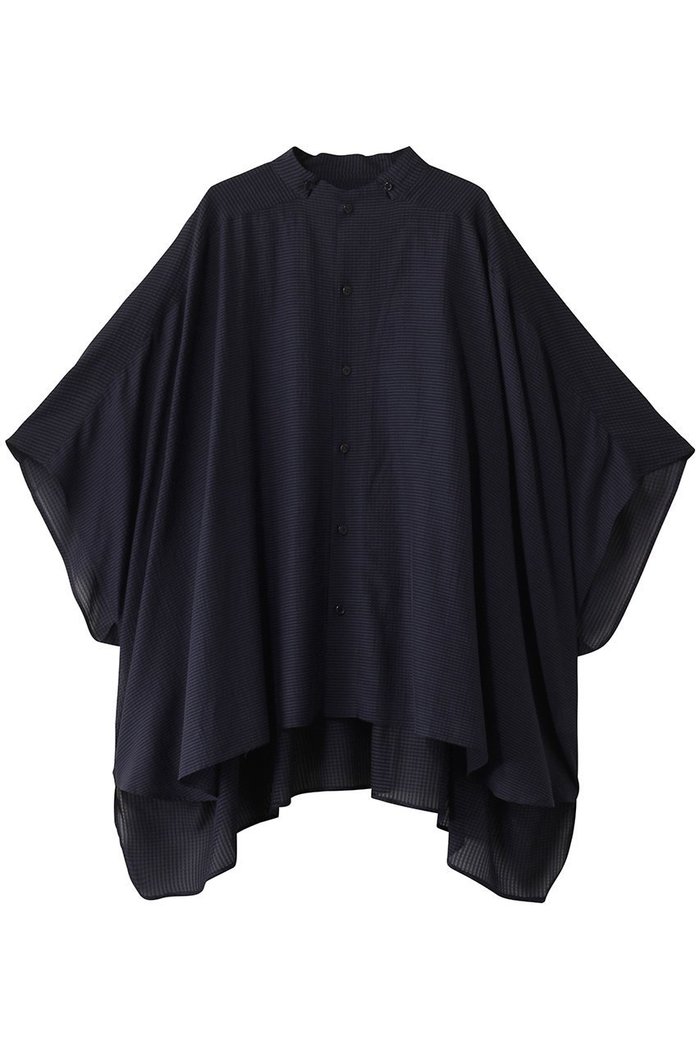 【セブン バイ セブン/SEVEN BY SEVEN / MEN】の【MEN】スタンドカラーシアーポンチョシャツ インテリア・キッズ・メンズ・レディースファッション・服の通販 founy(ファニー) https://founy.com/ ファッション Fashion メンズファッション Fashion for Men インド Indian Textile ショーツ Shorts, Short Pants ショート Short, Short Length ジーンズ Jeans, Denim Pants スラックス Slacks, Dress Pants スリーブ Sleeve, Long Sleeve / Short Sleeve バランス Balance, Style Balance ポンチョ Poncho, Cape Style ロング Long, Long-Length エレガント 上品 Elegant 定番 Standard, Basic Item 羽織 Haori, Light Jacket |ID: prp329100004494658 ipo3291000000035739068