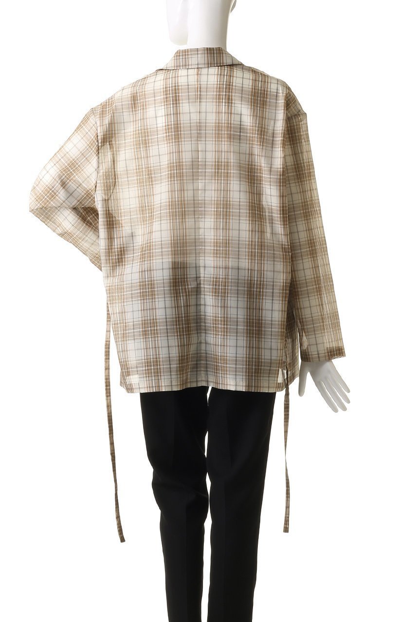 【クラネ/CLANE】の2WAY SHEER JACKET/ジャケット 人気、トレンドファッション・服の通販 founy(ファニー) 　ファッション　Fashion　レディースファッション　Fashion for Women　アウター　Coat / Outerwear Collection　レディースジャケット・軽アウター　Jackets　クラシカル　Classical, Vintage-Inspired　シアー　Sheer, See-Through　シェイプ　Shape, Slim Fit　ジャケット　Jacket, Outerwear　チェック　Check, Plaid, Tartan　トレンド　Trend, Trending Now　ミックス　Mix, Mixed Style　夏　Summer　春　Spring　S/S・春夏　SS, Spring/Summer, Warm Season　other-4|ID: prp329100004494663 ipo3291000000032951832