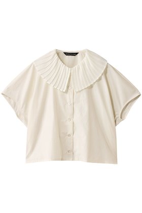 【ミズイロ インド/mizuiro ind】のpleats collar shirt シャツ 人気、トレンドファッション・服の通販 founy(ファニー) ファッション Fashion レディースファッション Fashion for Women トップス・カットソー Cut & Sew Tops シャツ・ブラウス・オフィスカジュアル Elegant Blouses & Button-Ups おすすめ Recommended / Our Picks クラシカル Classical, Vintage-Inspired ショート Short, Short Length スリーブ Sleeve, Long Sleeve / Short Sleeve ダウン Down, Puffer デニム Denim, Jeans Material ファブリック Fabric, Textile プリーツ Pleats, Pleated ボトム Bottoms, Lower Wear エレガント 上品 Elegant 再入荷 Restock / Back in Stock |ID:prp329100004494681
