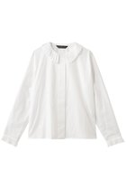 【ミズイロ インド/mizuiro ind】のpleats collar shirt シャツ 人気、トレンドファッション・服の通販 founy(ファニー) ファッション Fashion レディースファッション Fashion for Women トップス・カットソー Cut & Sew Tops シャツ・ブラウス・オフィスカジュアル Elegant Blouses & Button-Ups スウェット / スエット Sweatshirt, Sweatwear スリーブ Sleeve, Long Sleeve / Short Sleeve フロント Front, Front Design プリーツ Pleats, Pleated ロング Long, Long-Length エレガント 上品 Elegant thumbnail off white|ID: prp329100004494681 ipo3291000000034970969