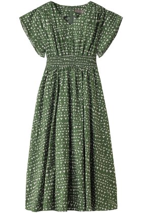 【エリオポール/heliopole】のシアーサッカープリントドレス 人気、トレンドファッション・服の通販 founy(ファニー) ファッション Fashion レディースファッション WOMEN ワンピース Dress ドレス Party Dresses チュニック Tunic エアリー Airy ギャザー Gather チュニック Tunic ドレス Dress フレア Flare ロング Long エレガント 上品 Elegant 再入荷 Restock/Back In Stock/Re Arrival 夏 Summer |ID:prp329100004494683