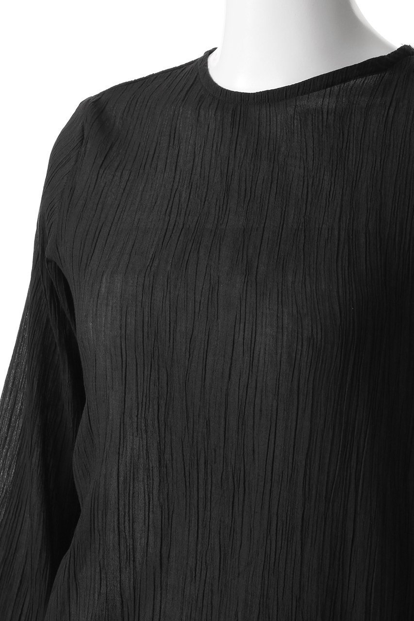 【ミズイロ インド/mizuiro ind】のcotton crape tunic P/O プルオーバー 人気、トレンドファッション・服の通販 founy(ファニー) 　ファッション　Fashion　レディースファッション　Ladies' Fashion Online　トップス・カットソー　Tops/Tshirt　シャツ/ブラウス　Shirts/Blouses　プルオーバー　Pullover　シアー　Sheer　ショート　Short　スリット　Slit　スリーブ　Sleeve　チュニック　Tunic　other-5|ID: prp329100004494697 ipo3291000000032648868